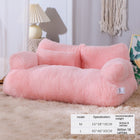 Cherry blossom pink CloudSleep plush sofa cat bed