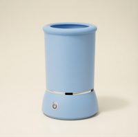 CloudSleep Paw Cleaner Cup — blue paw cleaner with a soft silicone opening and power button.